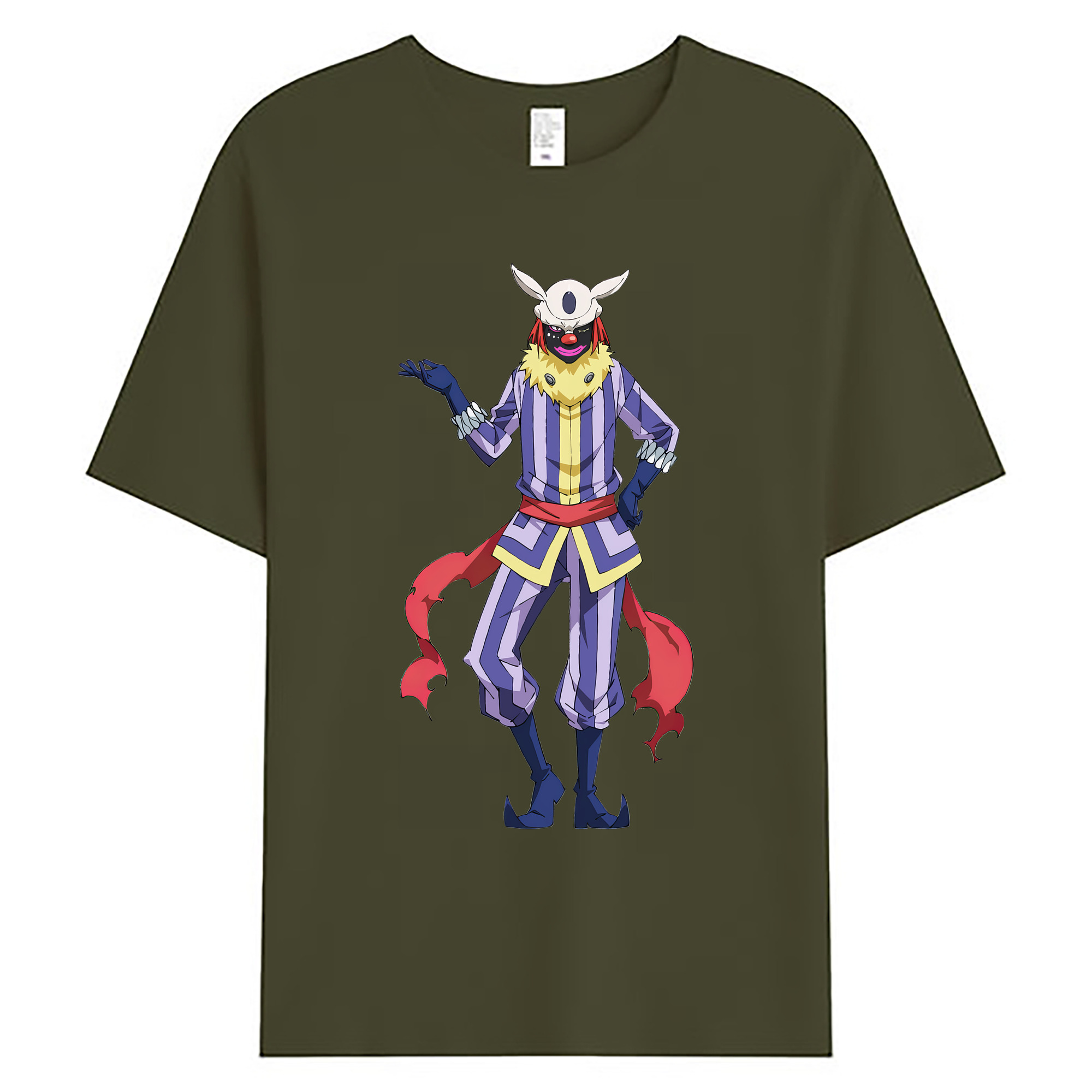 （画像用） 転スラ Regarding Reincarnated to Slime 綿100％ メンズ半袖Tシャツ｜肌触りやわらか＆通気性